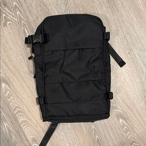 Black Expandable Backpack